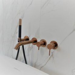 G3206BK Lagoo Inbouw badmengkraan met uitloop en omstel - Brushed Copper Sfeer