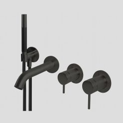 G3206MB Lagoo Inbouw badmengkraan met uitloop en omstel - Matt Black