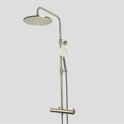 G5203BN Lagoo Thermostatische doucheset met hoofddouche (250 mm) en handdouche (rond) Brushed Nickel