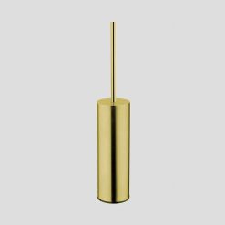 G6102BB Lagoo Toiletborstelhouder Staand - burshed brass