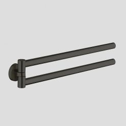 G6106mb Lagoo Draaibare Handdoekhouder - black