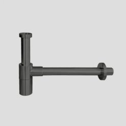 G6119GM Lagoo Universele design sifon - brushed gun metal