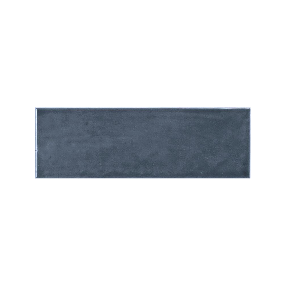 10x30 Wandtegels Handvorm Pum Blue Glans