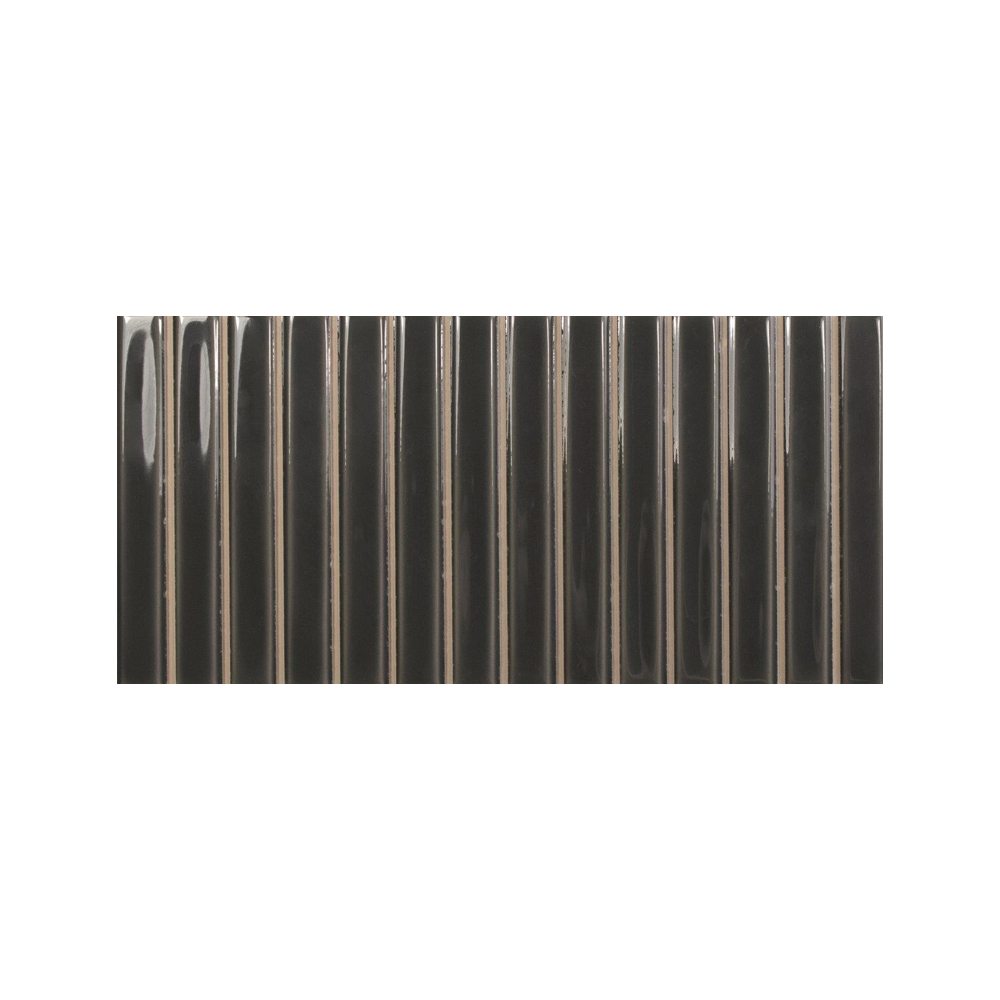 12,5x25 Wandtegels Kit-Kat Sweet Bars Deep Ebony Glans