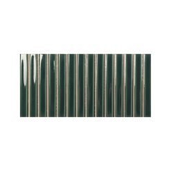 12,5x25 Wandtegels Kit-Kat Sweet Bars Deep Royal Green Glans