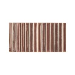 12,5x25 Wandtegels Kit-Kat Sweet Bars Deep Wine Glans