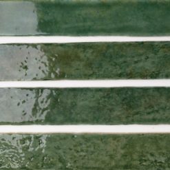 5x25 Wandtegels Handvorm Potters Forest Glans Detail