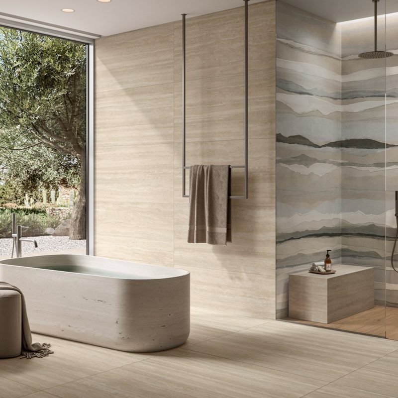 60x120 Travertin Tegels - Caesar Iconica Verso Classico Sfeer