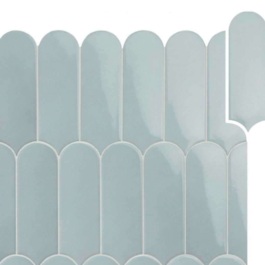 7,2x19,5 Wandtegels Natucer Fan Acque Waaier Glans Multi