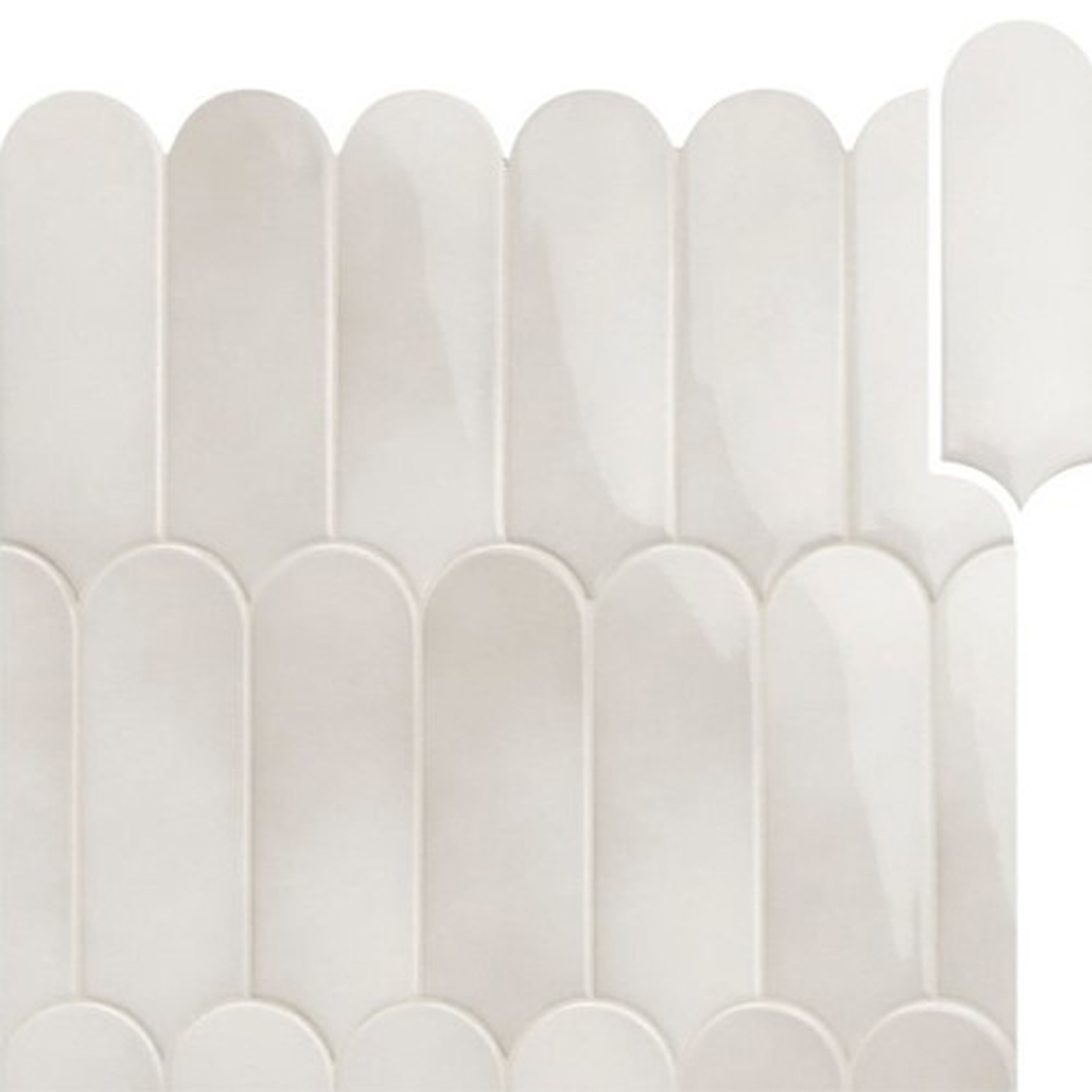 7,2x19,5 Wandtegels Natucer Fan Ash Waaier Glans Sfeer