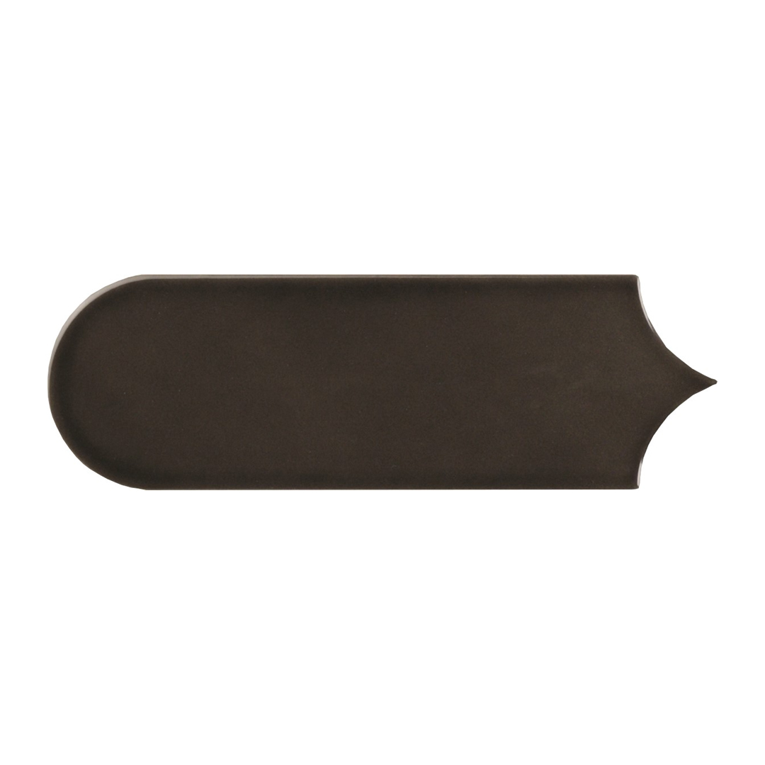 7,2x19,5 Wandtegels Natucer Fan Black Waaier Glans