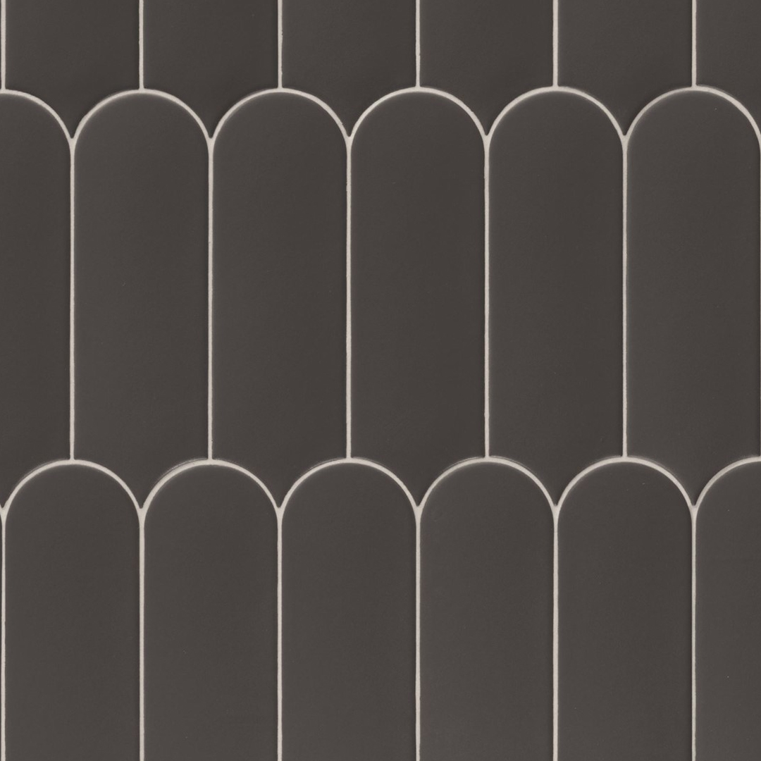 7,2x19,5 Wandtegels Natucer Fan Dark Waaier Mat Close