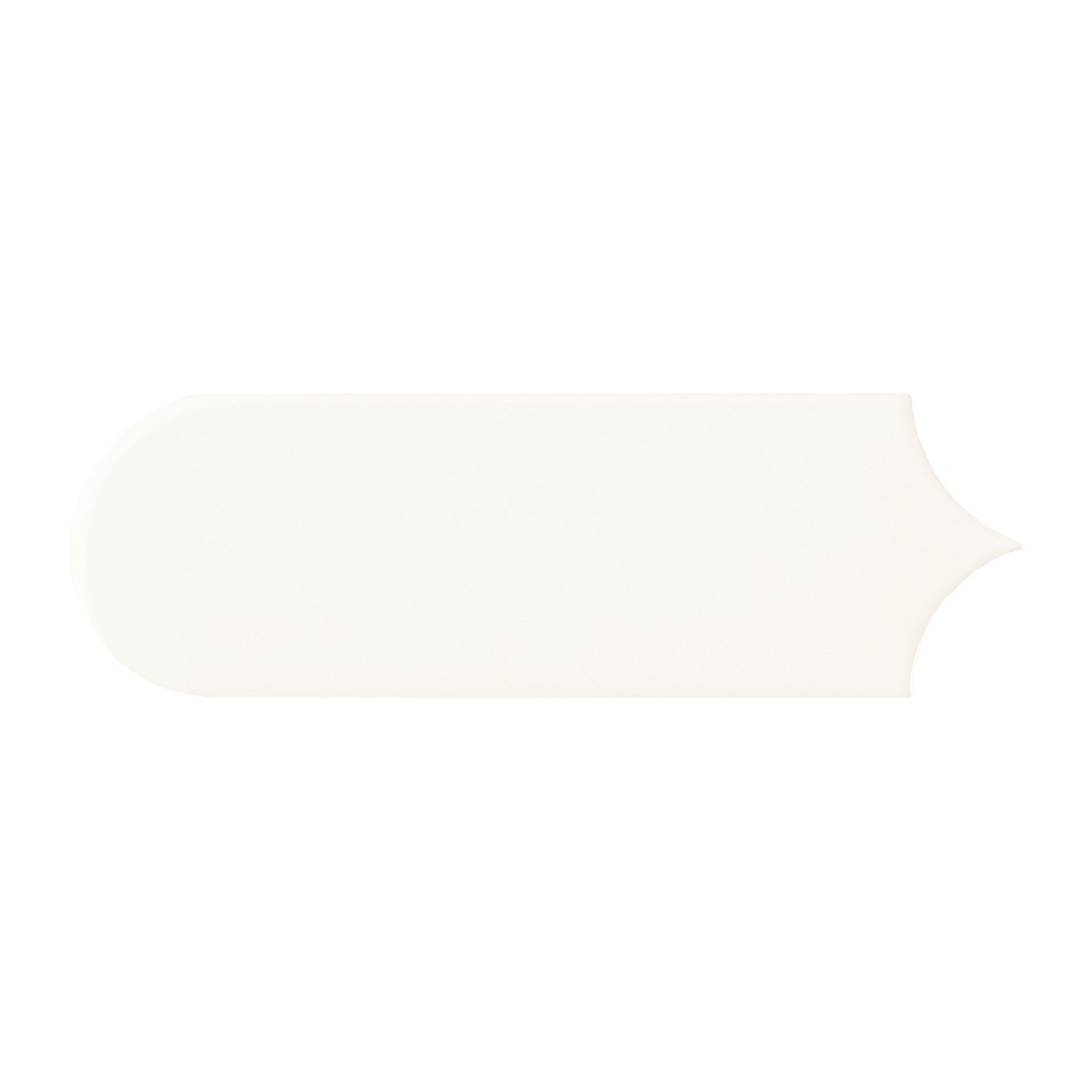 7,2x19,5 Wandtegels Natucer Fan White Waaier Glans