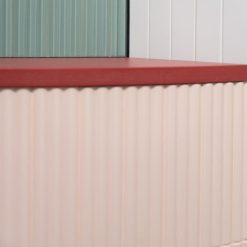 7,5x30 Wandtegels Marea 3D Bol Rosa Mat Sfeer