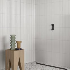 7,5x30 Wandtegels Marea Bianco Mat Sfeer
