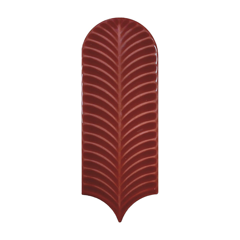 8x12,5 Wandtegels Alma Scale Waaier Garnet Mat