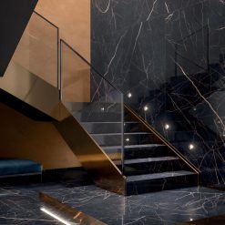 Alternative view of Marmerlook 60x120 Supreme Noir Laurent Lux Hoogglans Zwart