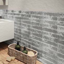 Wandtegel 6,4x26 - Pukka Cloud Grijs Sfeer