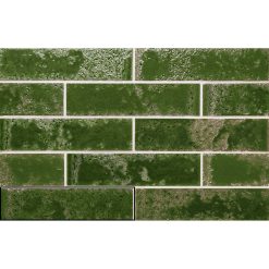 Wandtegel 6,4x26 - Pukka Crocodile Green