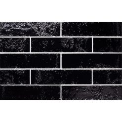 Wandtegel 6,4x26 - Pukka Midnight Zwart
