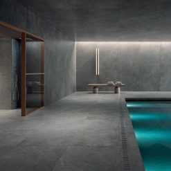 Leisteenlook tegels 120x120 - Impro Limestone Dark