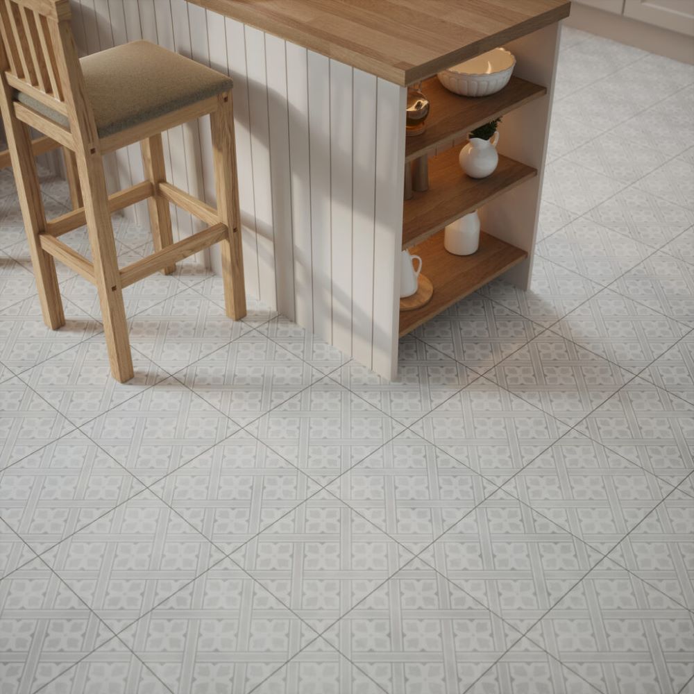 Portugese Tegels 30x30 - LA Mr Jones Silver Grijs Portugese Tegels 30x30 - LA Mr Jones Silver Grijs