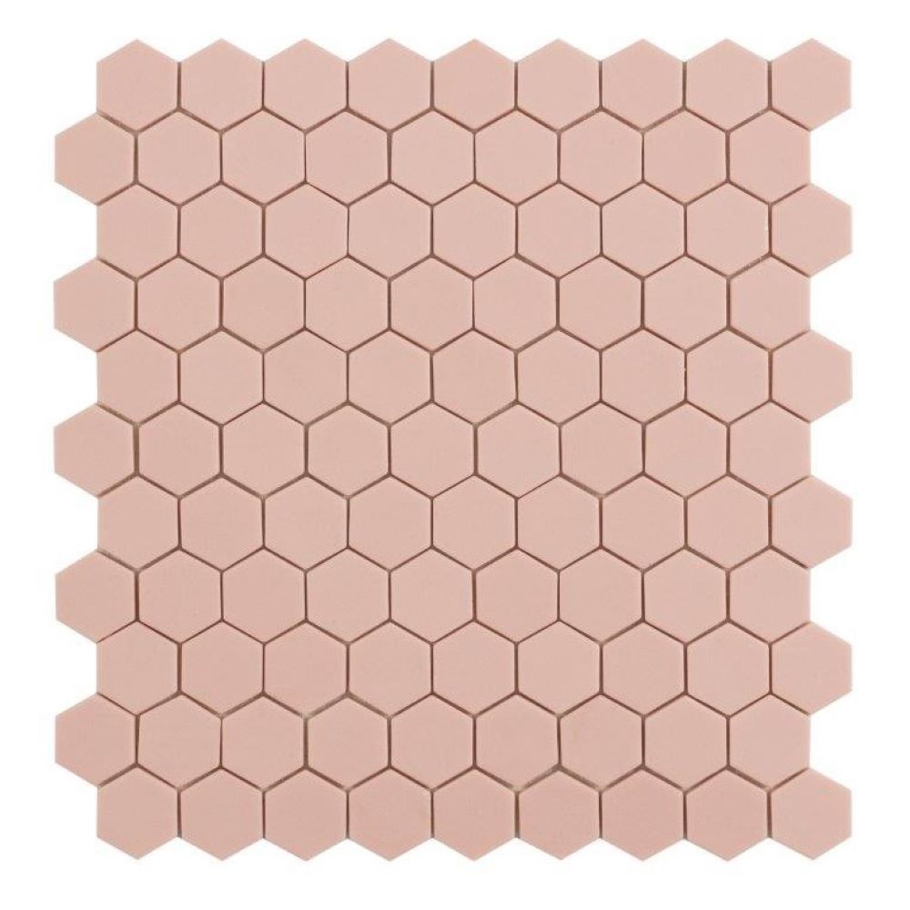 Hexagon Mozaïek 31,7×30,7 – Sweet Pale Rose