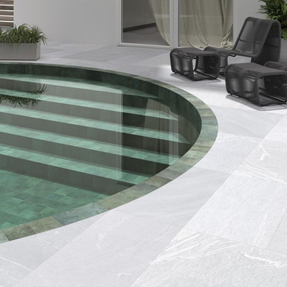 Decortegel 14,7×14,7 – Moorea Emerald Glossy Groen