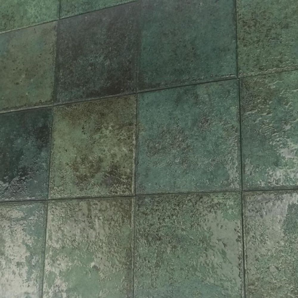Decortegel 14,7×14,7 – Moorea Emerald Glossy Groen