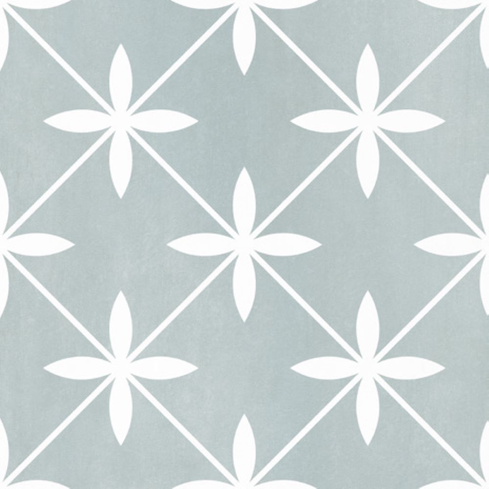 Portugese Tegels 30x30 - LA Wicker Eau De Nil Blauw Portugese Tegels 30x30 - LA Wicker Eau De Nil Blauw