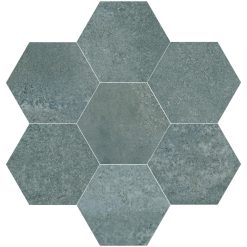Hexagon Tegels 15×17 – Magnet Exa Petrol Groen Blauw