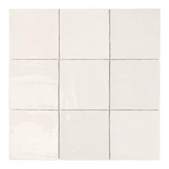 Decortegel 15×15 – Mallorca Blanco Glans Wit