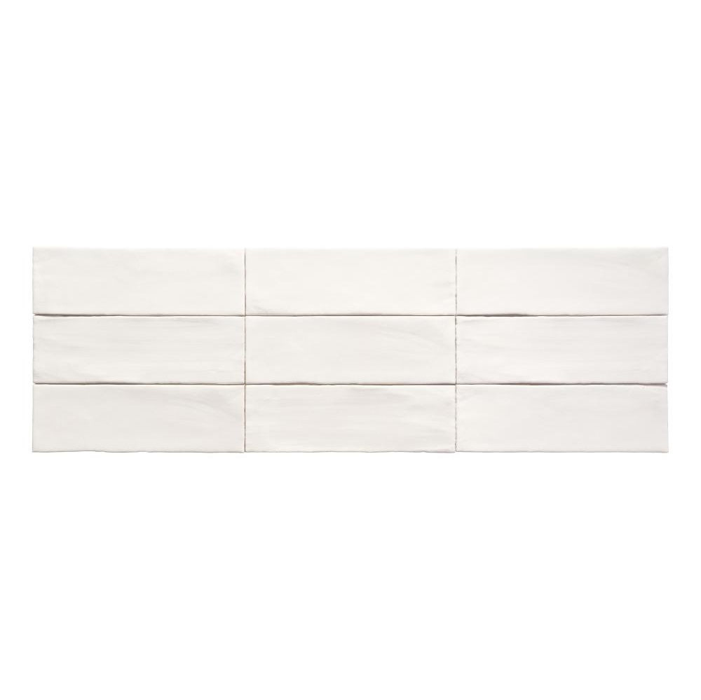Decortegel 7,5×23 – Mallorca Blanco Mat Wit