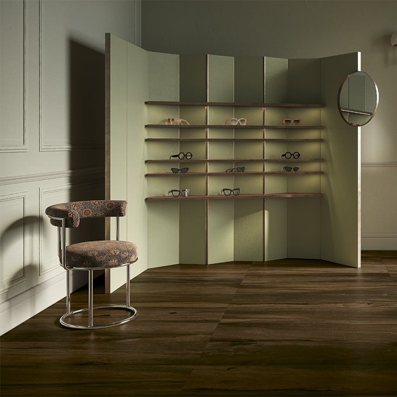 Houtlook Tegels I Lecci Verniciato 20×180 Bruin