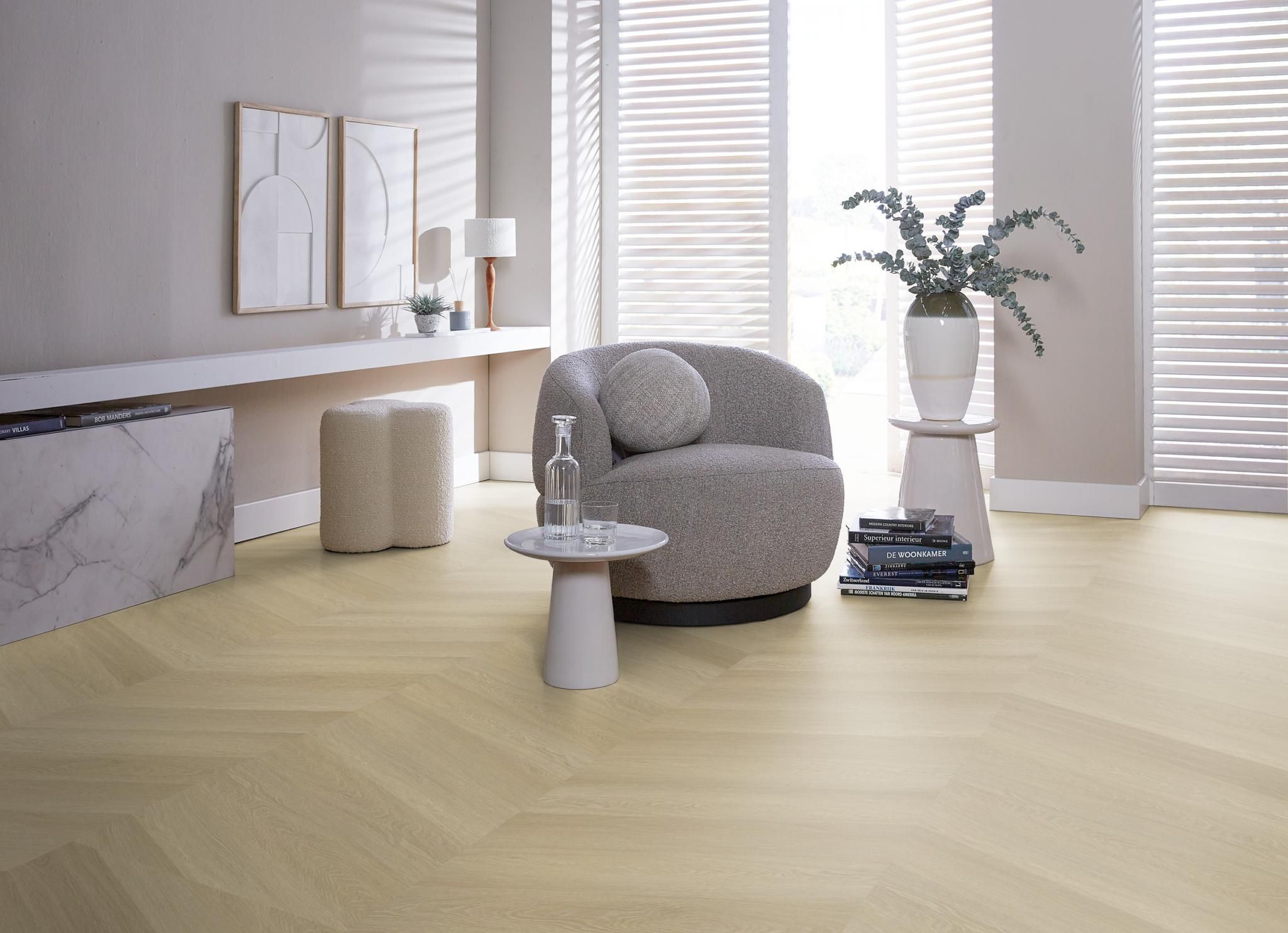 PVC – Ambiant Spigato Estino Hongaarse Punt 15,2×71,8 Natural Oak