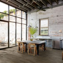 Alternative view of Houtlook Tegels Inedito Cenere RT 150x25 - Bruin