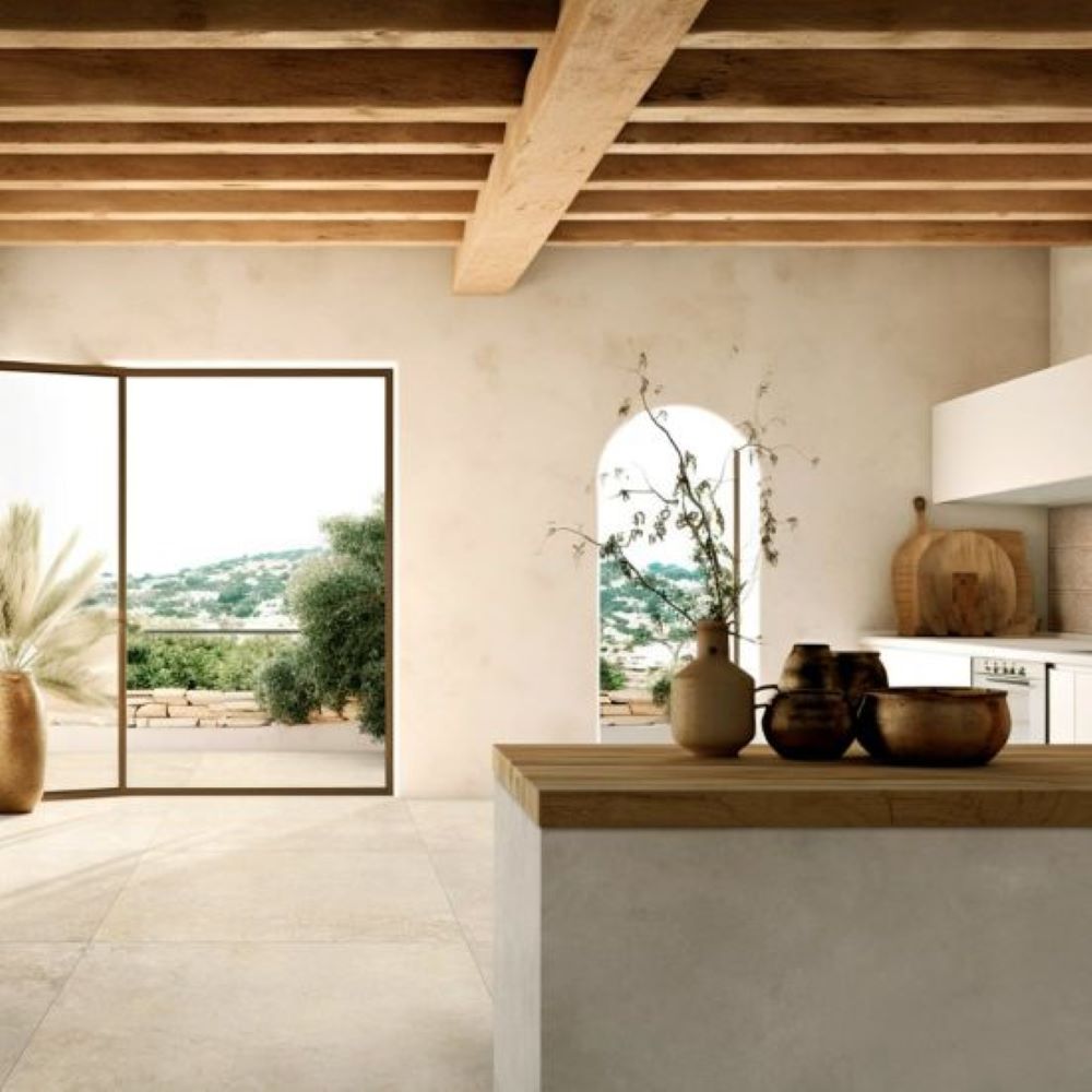 Natuursteenlook Tegels Stoneplay Mayenne Beige RT 100×100 – Beige