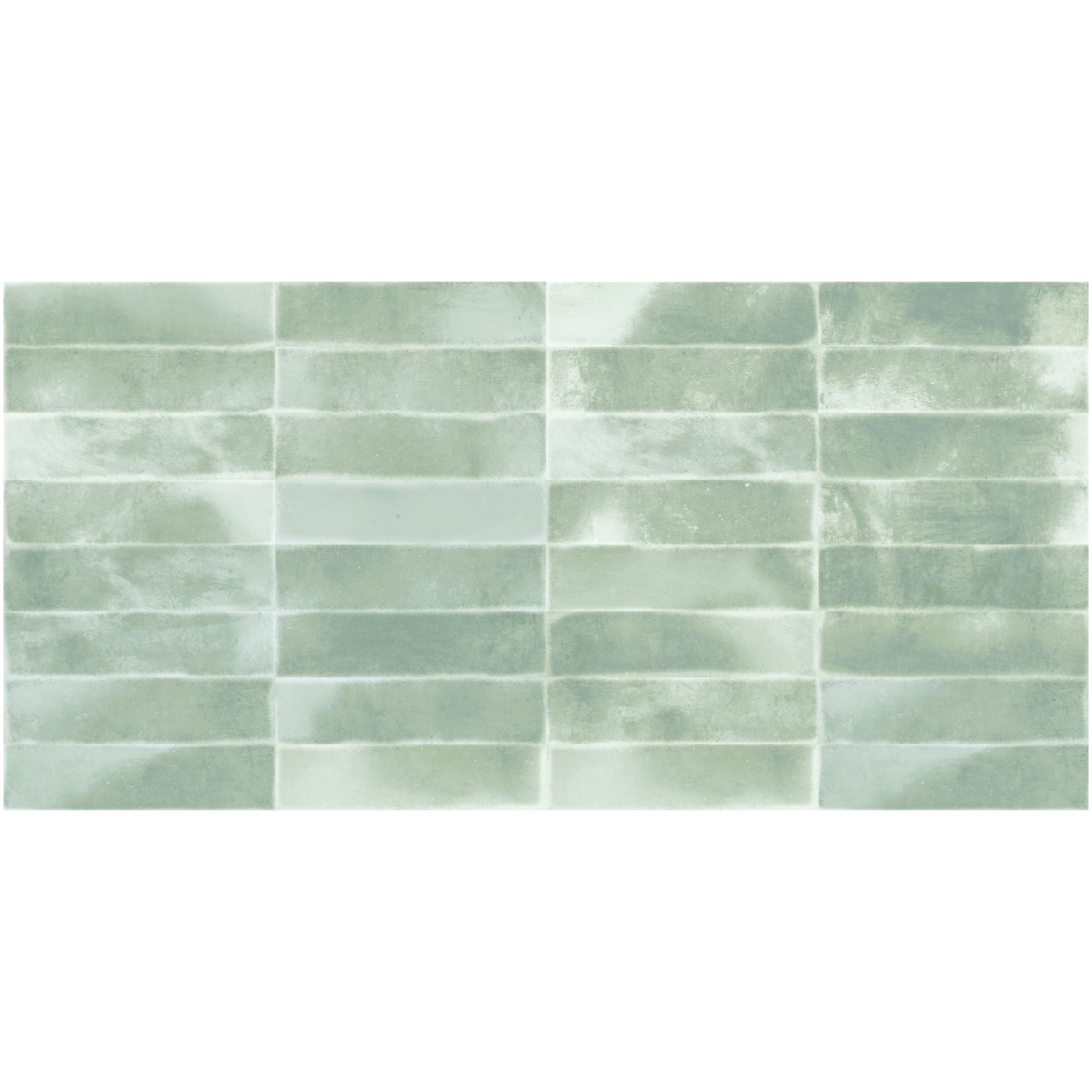 Handvorm Tegel 6×25 Bali Jade Lichtgroen