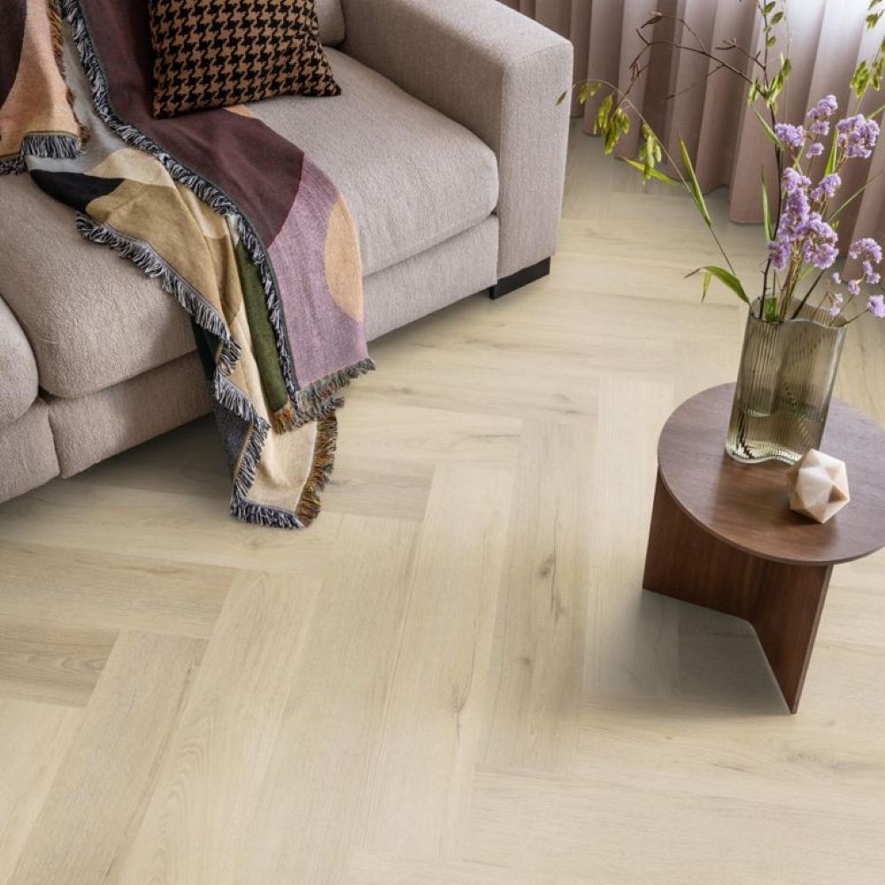 Ambiant Spigato XL Valento Visgraat Warm Beige 18×90