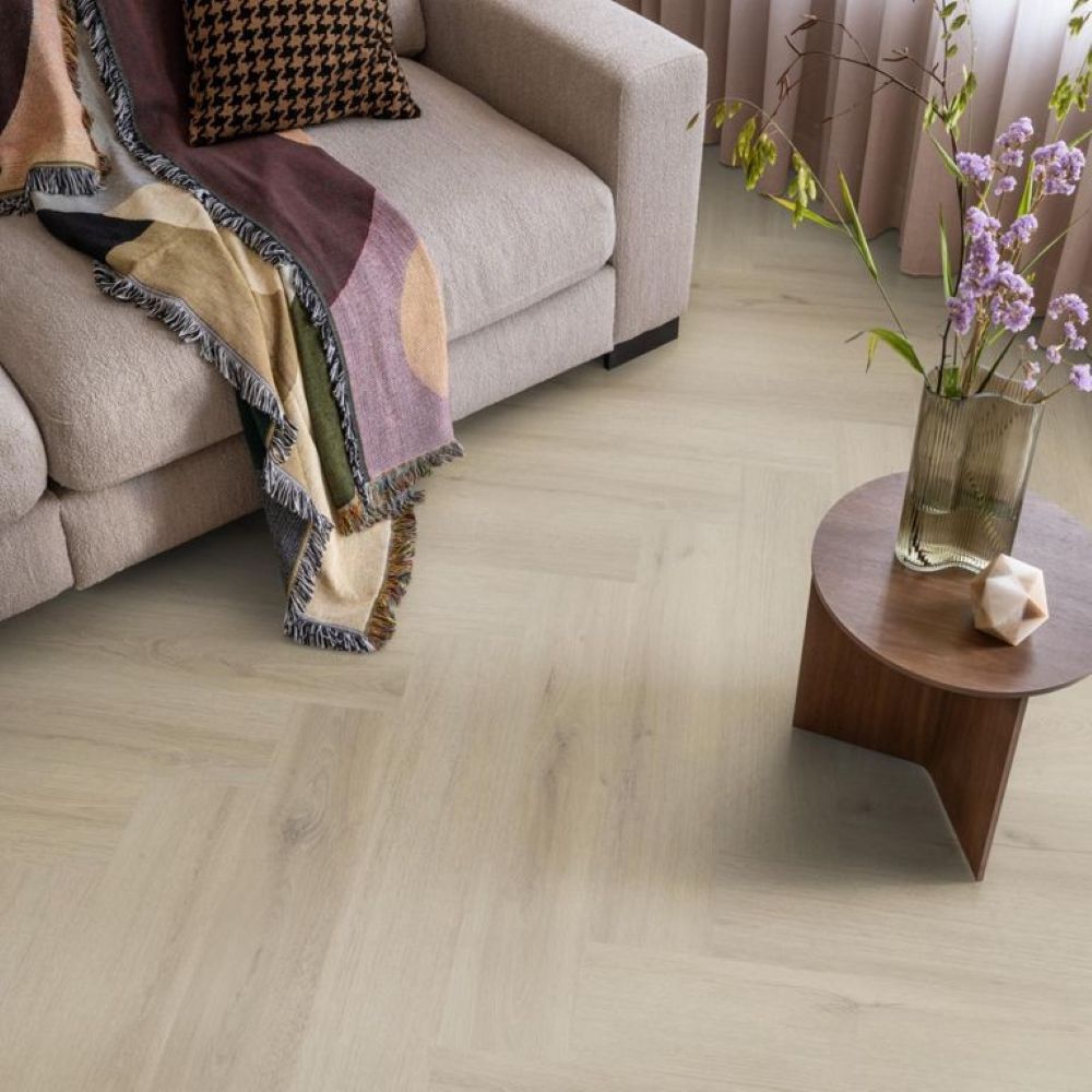 PVC – Ambiant Spigato XL Valento Visgraat Beige 18×90