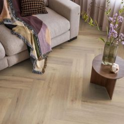 Alternative view of PVC - Ambiant Spigato XL Valento Visgraat Light Brown 18x90 Dryback