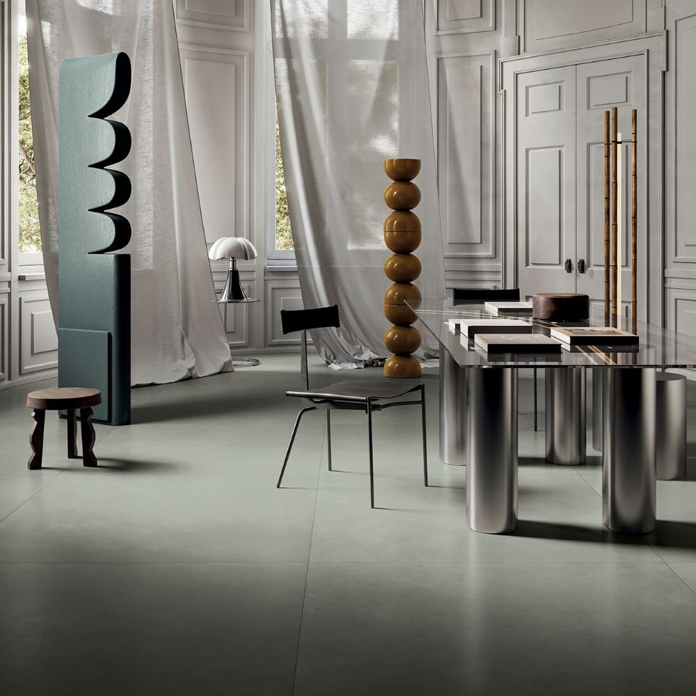 Betonlook Tegel 60×120 Infinita Asparago Lichtgroen