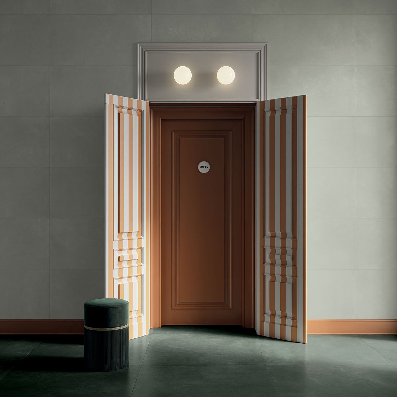 Betonlook Tegel 60×120 Infinita Asparago Lichtgroen
