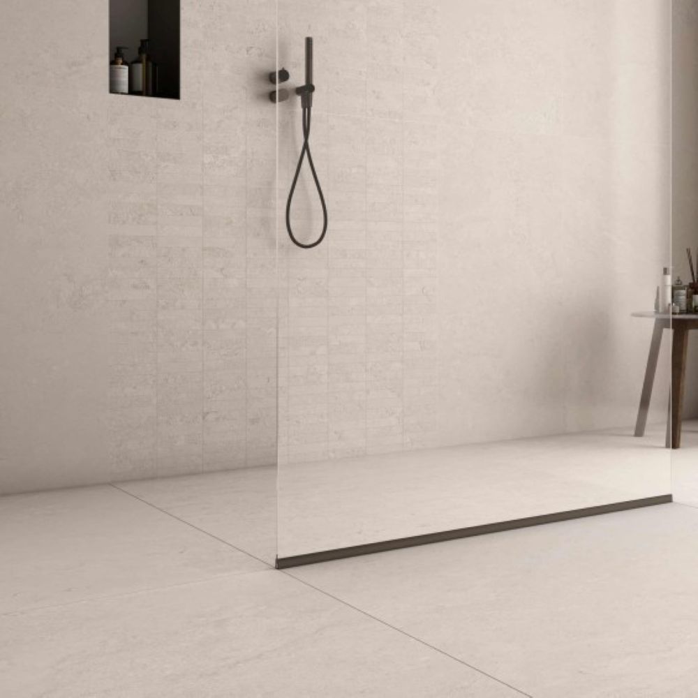 Natuursteenlook Tegel 160×160 Dorset White Beige